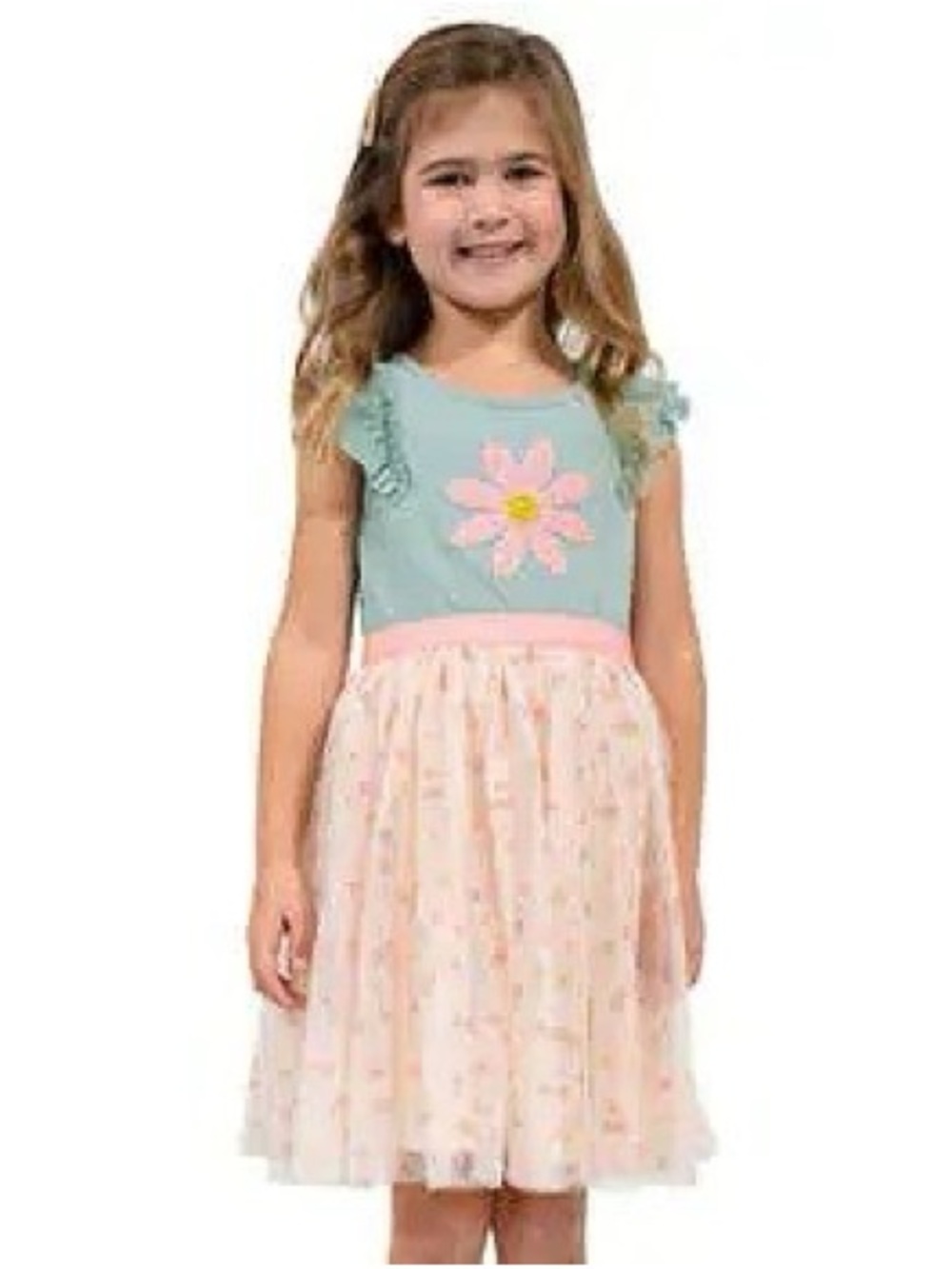 BRAND NEW girl youth zunie layered dress size 8 (pls refer to 2nd pic - flower)